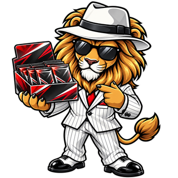 BOXを持つトレカマフィアのライオン